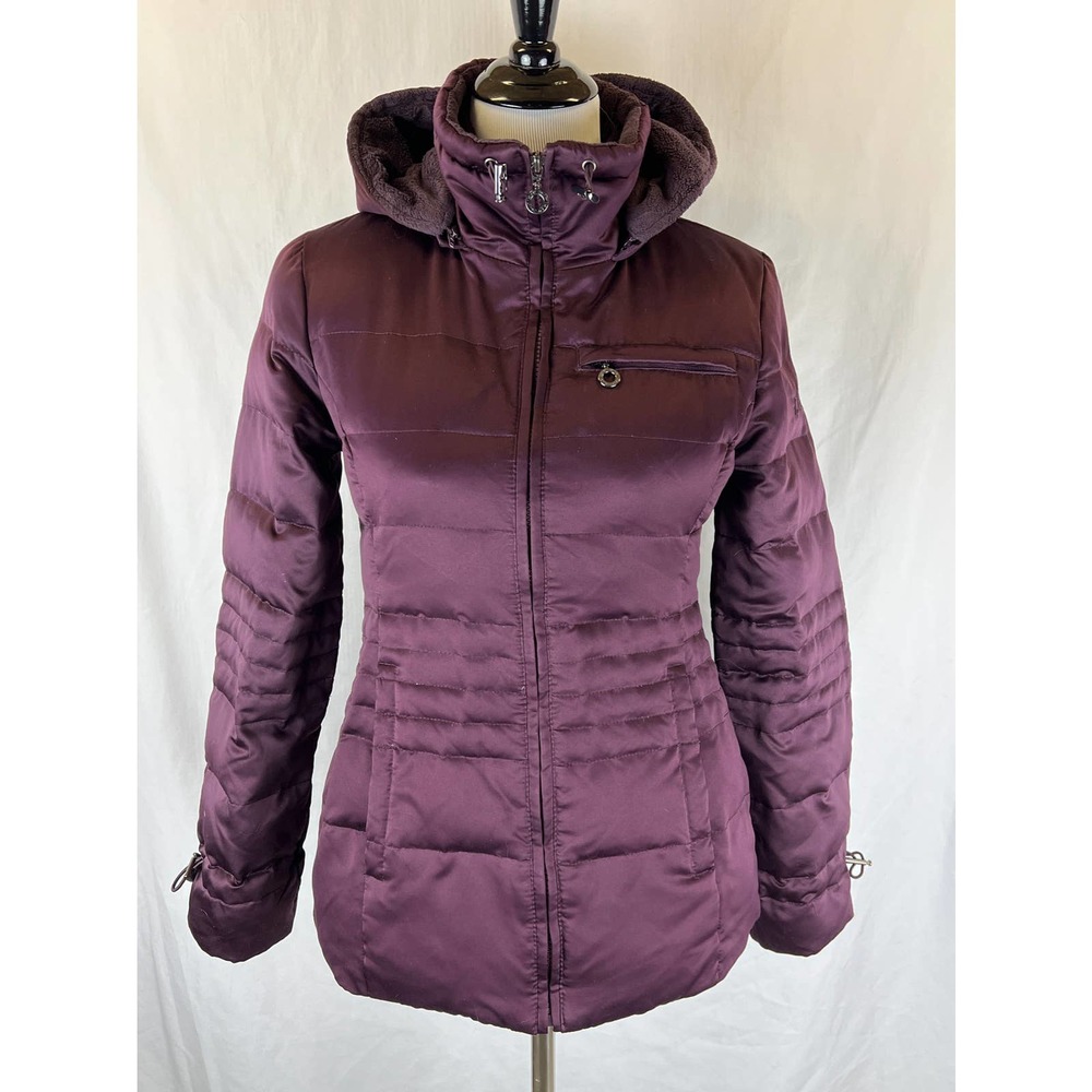 DKNY Down Jacket with Hood, Size XS - Picture 4 of 8